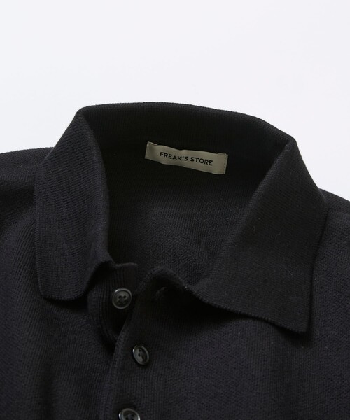 FREAK'S STORE(フリークスストア)の「限定展開 Relax Fit リラックスフィット スウェットライク ポロカラーニット(ニット/セーター・メンズ・ブラウン/チャコールグレー/ネイビー/ブラック/グレー/オリーブ・LARGE/MEDIUM)」の8枚目の写真
