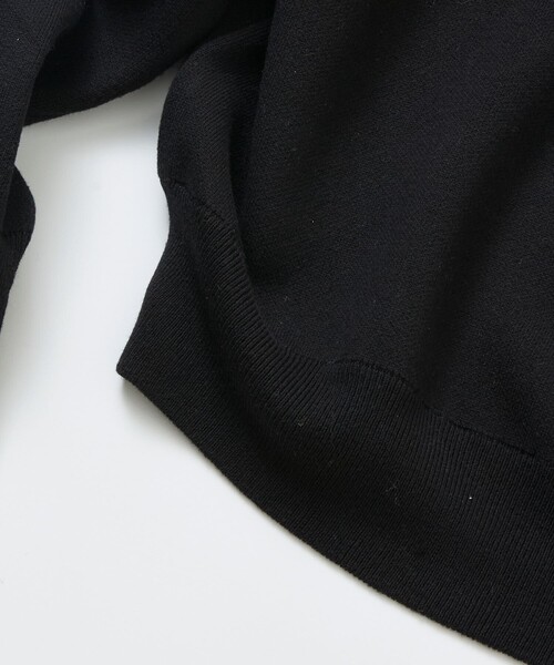 FREAK'S STORE(フリークスストア)の「限定展開 Relax Fit リラックスフィット スウェットライク ポロカラーニット(ニット/セーター・メンズ・ブラウン/チャコールグレー/ネイビー/ブラック/グレー/オリーブ・LARGE/MEDIUM)」の11枚目の写真