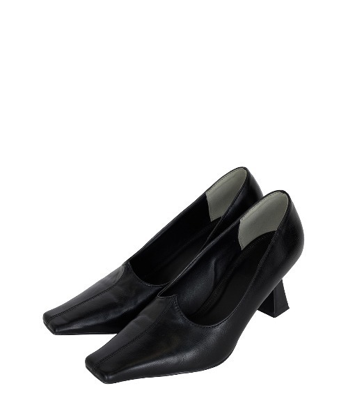Ameri（アメリ）の「HEART CUT SQUARE TOE PUMPS（パンプス・レディース・ベージュ/ブラウン/ブラック・LARGE/MEDIUM/SMALL）」の6枚目の写真