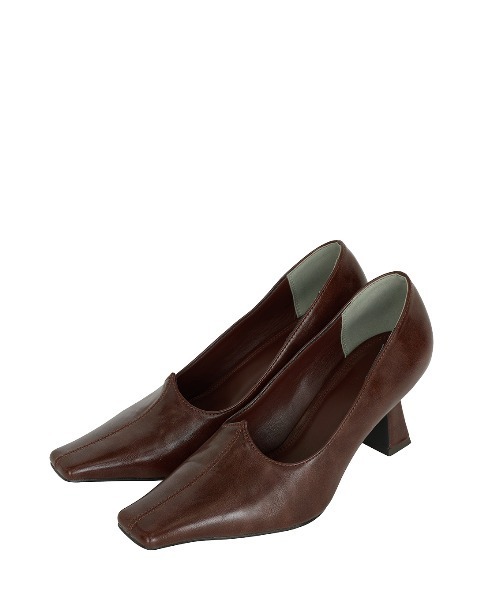 Ameri（アメリ）の「HEART CUT SQUARE TOE PUMPS（パンプス・レディース・ベージュ/ブラウン/ブラック・LARGE/MEDIUM/SMALL）」の7枚目の写真