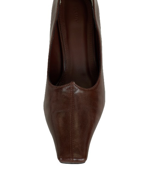 Ameri（アメリ）の「HEART CUT SQUARE TOE PUMPS（パンプス・レディース・ベージュ/ブラウン/ブラック・LARGE/MEDIUM/SMALL）」の12枚目の写真
