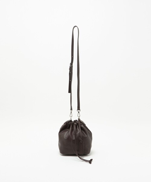 BEAUTY&YOUTH UNITED ARROWS(ビューティーアンドユースユナイテッドアローズ)の「<LA UNIQA>ポーチ ショルダー バッグ(ショルダーバッグ・メンズ・ダークブラウン/ブラック・FREE)」の2枚目の写真