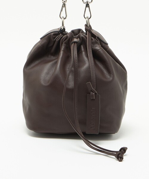 BEAUTY&YOUTH UNITED ARROWS(ビューティーアンドユースユナイテッドアローズ)の「<LA UNIQA>ポーチ ショルダー バッグ(ショルダーバッグ・メンズ・ダークブラウン/ブラック・FREE)」の4枚目の写真