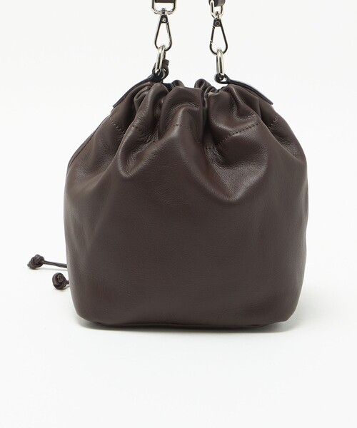 BEAUTY&YOUTH UNITED ARROWS(ビューティーアンドユースユナイテッドアローズ)の「<LA UNIQA>ポーチ ショルダー バッグ(ショルダーバッグ・メンズ・ダークブラウン/ブラック・FREE)」の6枚目の写真