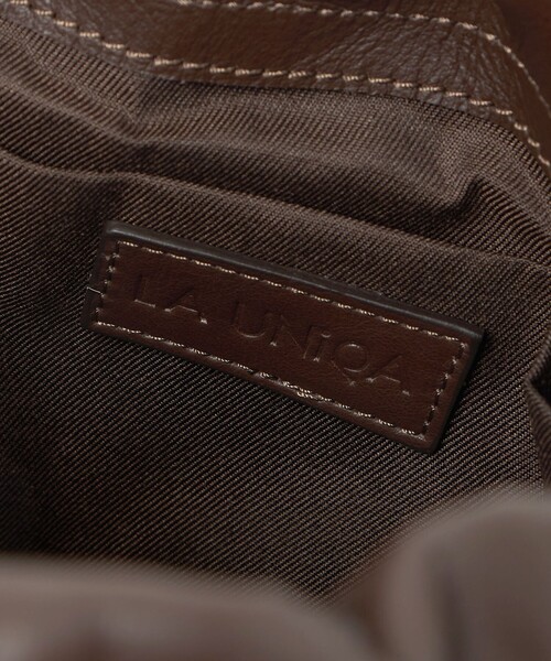 BEAUTY&YOUTH UNITED ARROWS(ビューティーアンドユースユナイテッドアローズ)の「<LA UNIQA>ポーチ ショルダー バッグ(ショルダーバッグ・メンズ・ダークブラウン/ブラック・FREE)」の12枚目の写真