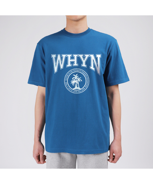 WHYN(ワイエヌ)の「ハワイ 半袖Tシャツ F05BRD_WBX11032(Tシャツ/カットソー・メンズ・グレー系その他/ブラック/ホワイト/ブルー・L/M/S/XL)」の4枚目の写真