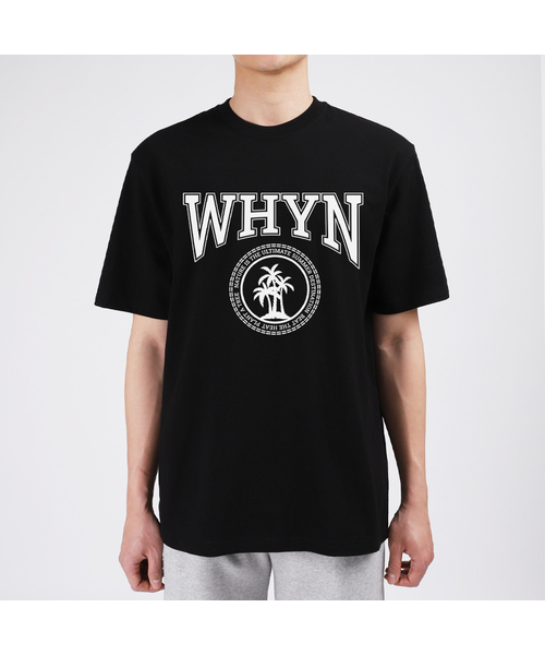 WHYN(ワイエヌ)の「ハワイ 半袖Tシャツ F05BRD_WBX11032(Tシャツ/カットソー・メンズ・グレー系その他/ブラック/ホワイト/ブルー・L/M/S/XL)」の3枚目の写真