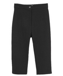 CLANE/クラネ/STRETCH RIB CAPRI PANTS