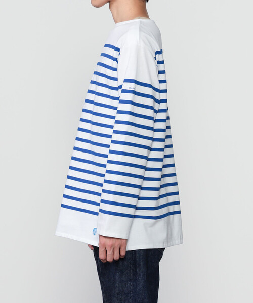 ORCIVAL(オーシバル)の「ORCIVAL | ラッセル ボートネックフレンチセーラーTシャツ MEN(Tシャツ/カットソー・メンズ・ブルー系その他・4/5/6/3)」の10枚目の写真