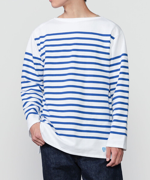 ORCIVAL(オーシバル)の「ORCIVAL | ラッセル ボートネックフレンチセーラーTシャツ MEN(Tシャツ/カットソー・メンズ・ブルー系その他・4/5/6/3)」の12枚目の写真