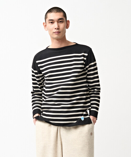 ORCIVAL(オーシバル)の「ORCIVAL | ラッセル ボートネックフレンチセーラーTシャツ MEN(Tシャツ/カットソー・メンズ・ブルー系その他・4/5/6/3)」の14枚目の写真