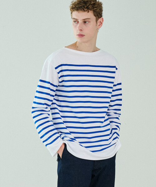ORCIVAL(オーシバル)の「ORCIVAL | ラッセル ボートネックフレンチセーラーTシャツ MEN(Tシャツ/カットソー・メンズ・ブルー系その他・4/5/6/3)」の19枚目の写真