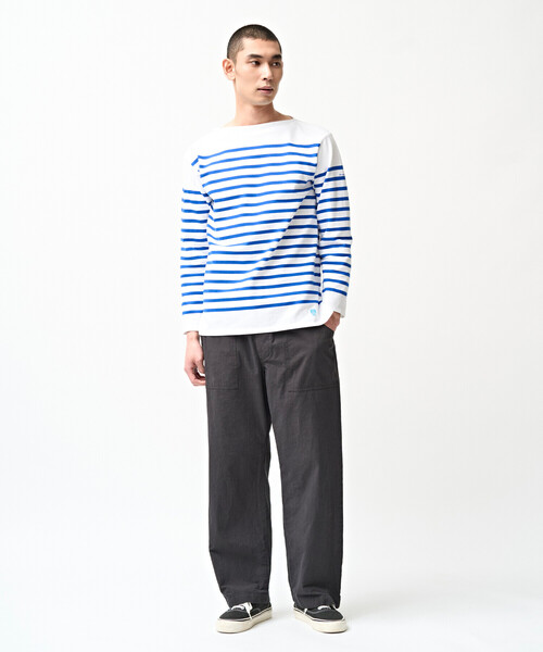 ORCIVAL(オーシバル)の「ORCIVAL | ラッセル ボートネックフレンチセーラーTシャツ MEN(Tシャツ/カットソー・メンズ・ブルー系その他・4/5/6/3)」の22枚目の写真
