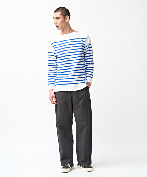 ORCIVAL(オーシバル)の「ORCIVAL | ラッセル ボートネックフレンチセーラーTシャツ MEN(Tシャツ/カットソー・メンズ・ブルー系その他・4/5/6/3)」の21枚目の写真
