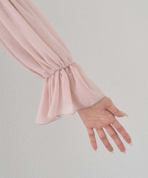 Belle Charme(ベルシャルム)の「【Belle Charme】Rose Corsage Balloon Blouse(シャツ/ブラウス・レディース・ピンク/ブラウン/オフホワイト・FREE)」の17枚目の写真