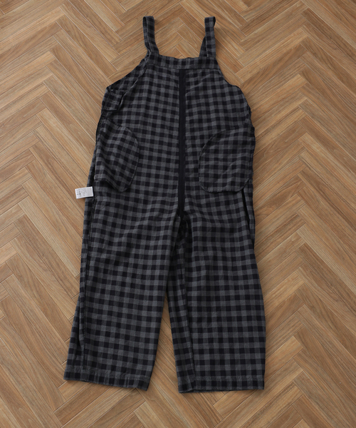 JOURNAL STANDARD LUXE(ジャーナルスタンダード ラックス)の「シャギーチェック フィッシャーオーバーオール(サロペット/オーバーオール・レディース・チャコールグレー・FREE)」の20枚目の写真