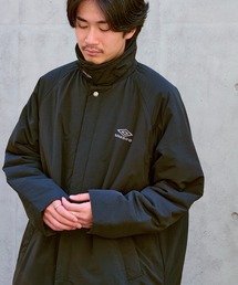 UMBRO（アンブロ）の「【UMBRO】Ex.Padding Nylon Balmacaan coat/別注 パディング ナイロンステンカラーコート/中綿ダウンコート（ダウンジャケット/コート）」