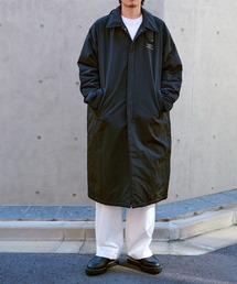 UMBRO（アンブロ）の「【UMBRO】Ex.Padding Nylon Balmacaan coat/別注 パディング ナイロンステンカラーコート/中綿ダウンコート（ダウンジャケット/コート）」