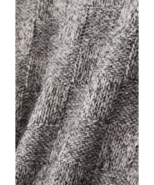 YLEVE（イレーヴ）の「［別注］YLEVE / WOOL MOHAIR CHECK KN P/O（ニット/セーター・レディース・グレー・1）」の11枚目の写真