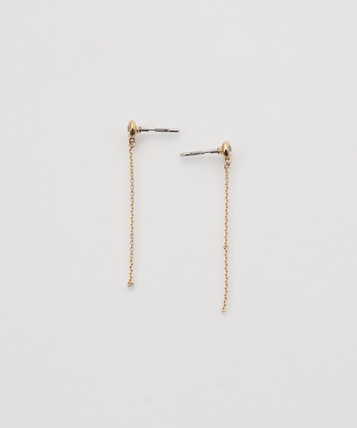 Spick & Span(スピックアンドスパン)の「《一部店舗+WEB限定》BAQLESS / バックレス Honesty Swing(ピアス(両耳用)・レディース・ゴールド・FREE)」の1枚目の写真