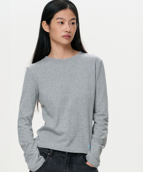 ERA(エラ)の「WOMEN ERA ヴィンテージコットン ロングスリーブT - グレー(Tシャツ/カットソー・レディース・その他・SMALL/MEDIUM)」の3枚目の写真