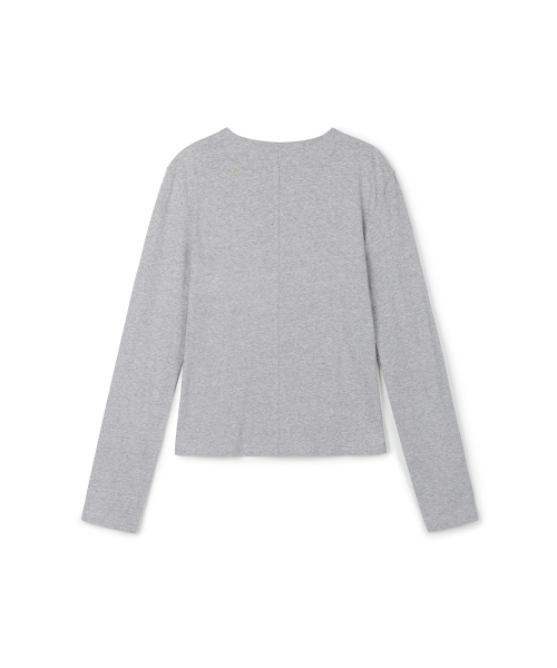 ERA(エラ)の「WOMEN ERA ヴィンテージコットン ロングスリーブT - グレー(Tシャツ/カットソー・レディース・その他・SMALL/MEDIUM)」の8枚目の写真
