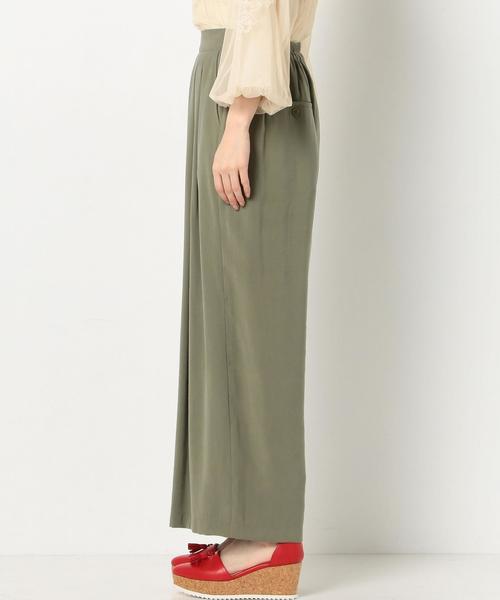 Another Edition（アナザーエディション）の「バックイージーワイドパンツ/AEBC BACK EASY WID◆（その他パンツ・レディース・ブラック/ベージュ/オリーブ・FREE）」の6枚目の写真