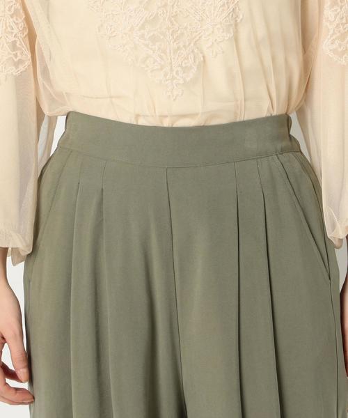 Another Edition（アナザーエディション）の「バックイージーワイドパンツ/AEBC BACK EASY WID◆（その他パンツ・レディース・ブラック/ベージュ/オリーブ・FREE）」の8枚目の写真