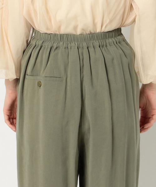 Another Edition（アナザーエディション）の「バックイージーワイドパンツ/AEBC BACK EASY WID◆（その他パンツ・レディース・ブラック/ベージュ/オリーブ・FREE）」の14枚目の写真