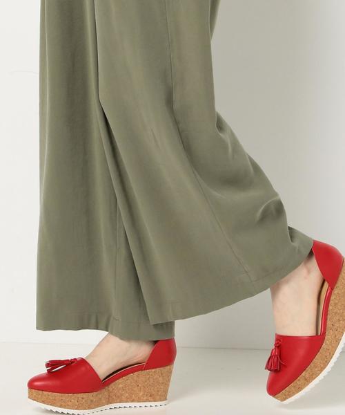 Another Edition（アナザーエディション）の「バックイージーワイドパンツ/AEBC BACK EASY WID◆（その他パンツ・レディース・ブラック/ベージュ/オリーブ・FREE）」の15枚目の写真