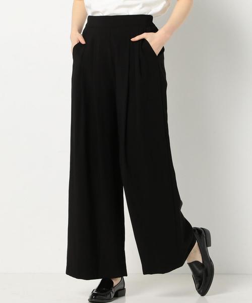 Another Edition（アナザーエディション）の「バックイージーワイドパンツ/AEBC BACK EASY WID◆（その他パンツ・レディース・ブラック/ベージュ/オリーブ・FREE）」の17枚目の写真