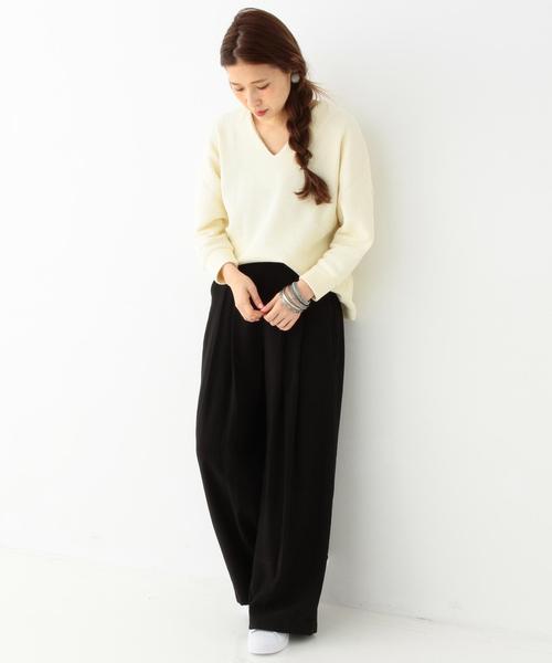 Another Edition（アナザーエディション）の「バックイージーワイドパンツ/AEBC BACK EASY WID◆（その他パンツ・レディース・ブラック/ベージュ/オリーブ・FREE）」の11枚目の写真