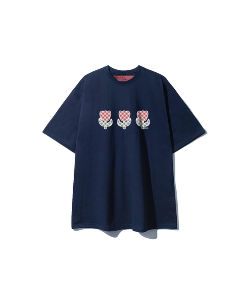 SUPERLATIVE(スーパーラティブ)の「S/P チューリップ オーバーサイズ 半袖 (GOS2-6SP184)(Tシャツ/カットソー・レディース・ホワイト/ライトグレー/ブラック/ネイビー・MEDIUM/LARGE/X-LARGE)」の4枚目の写真