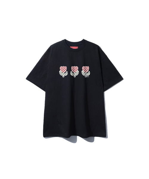 SUPERLATIVE(スーパーラティブ)の「S/P チューリップ オーバーサイズ 半袖 (GOS2-6SP184)(Tシャツ/カットソー・レディース・ホワイト/ライトグレー/ブラック/ネイビー・MEDIUM/LARGE/X-LARGE)」の1枚目の写真