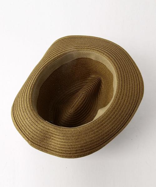 green label relaxing（グリーンレーベルリラクシング）の「[グリッロ] BC GRILLO PAPERHAT SOLID ハット（ハット・メンズ・ベージュ/ネイビー・フリー）」の6枚目の写真