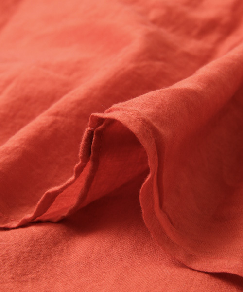 URBAN RESEARCH（アーバンリサーチ）の「UR コットンシルクギャザーマキシスカート（スカート・レディース・オレンジ/ライトグレー/ライトグリーン・FREE）」の9枚目の写真