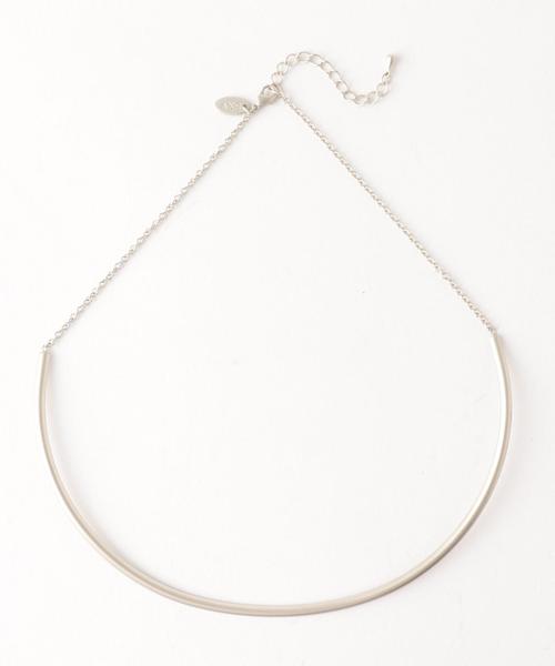 BEAUTY&YOUTH UNITED ARROWS(ビューティーアンドユースユナイテッドアローズ)の「BY ラウンドバーチェーンネックレス ◆(ネックレス・レディース・ゴールド/シルバー・FREE)」の2枚目の写真