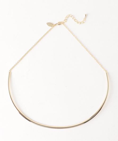BEAUTY&YOUTH UNITED ARROWS(ビューティーアンドユースユナイテッドアローズ)の「BY ラウンドバーチェーンネックレス ◆(ネックレス・レディース・ゴールド/シルバー・FREE)」の1枚目の写真