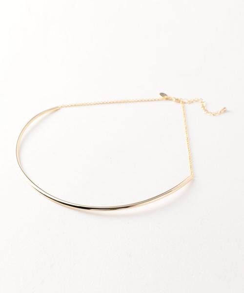BEAUTY&YOUTH UNITED ARROWS(ビューティーアンドユースユナイテッドアローズ)の「BY ラウンドバーチェーンネックレス ◆(ネックレス・レディース・ゴールド/シルバー・FREE)」の5枚目の写真