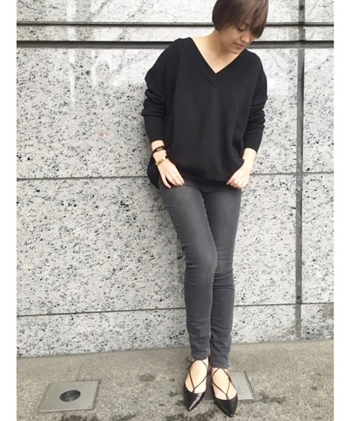 Deuxieme Classe（ドゥーズィエムクラス）の「AQUAZZURA レースアップフラットシューズ◆（その他シューズ・レディース・ブラック・38/36/37/35/39）」の15枚目の写真