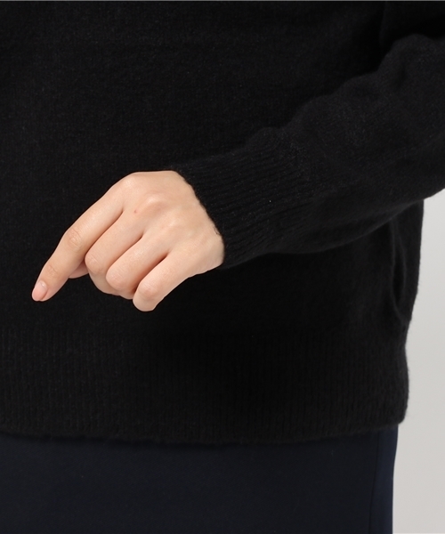 mysty woman（ミスティウーマン）の「ストレッチ太巾オフショルダー（ニット/セーター・レディース・ブラック/ライトベージュ/ピンク系その他/トップグレー/アイボリー/ネイビー・FREE）」の11枚目の写真