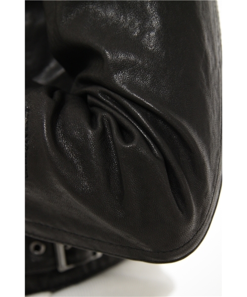 GRACE CONTINENTAL（グレースコンチネンタル）の「ショートライダース（ライダースジャケット・レディース・ベージュ/グレー/ブラック・36/38）」の9枚目の写真