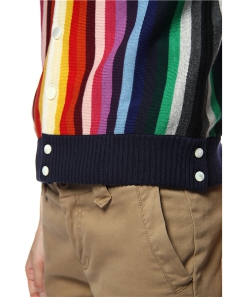 BEAMS BOY（ビームスボーイ）の「BEAMS BOY / 12G 1.5cマルチストライプ ベスト（ベスト・レディース・その他1・ONE SIZE）」の8枚目の写真