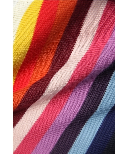 BEAMS BOY（ビームスボーイ）の「BEAMS BOY / 12G 1.5cマルチストライプ ベスト（ベスト・レディース・その他1・ONE SIZE）」の7枚目の写真