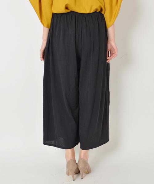 SHIPS（シップス）の「ジャージーラップスカーチョ◇（その他パンツ・レディース・オリーブ/ブラウン/ダークブルー・ONE SIZE）」の10枚目の写真