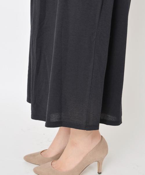 SHIPS（シップス）の「ジャージーラップスカーチョ◇（その他パンツ・レディース・オリーブ/ブラウン/ダークブルー・ONE SIZE）」の13枚目の写真