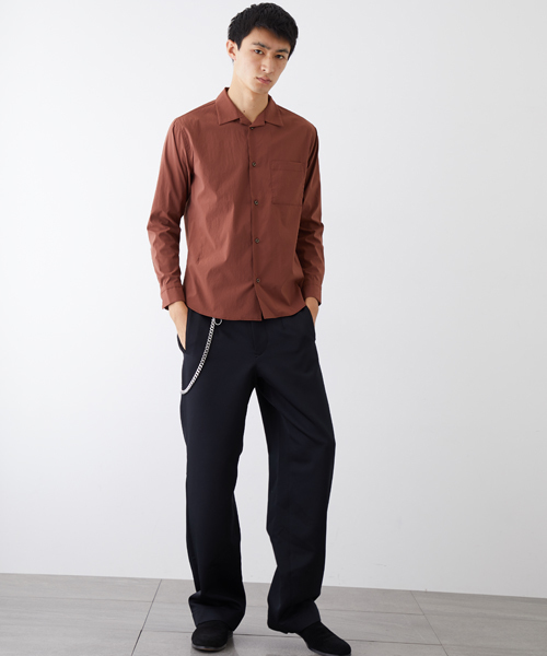 NUMBER (N)INE（ナンバーナイン）の「【NUMBER (N)INE】≪STUDIOUS限定≫別注スパンライクタイプライターシャツ（シャツ/ブラウス・メンズ・ホワイト/ブラック/テラコッタ・1/2/3）」の10枚目の写真