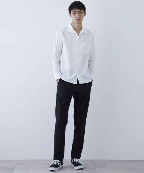 NUMBER (N)INE（ナンバーナイン）の「【NUMBER (N)INE】≪STUDIOUS限定≫別注スパンライクタイプライターシャツ（シャツ/ブラウス・メンズ・ホワイト/ブラック/テラコッタ・1/2/3）」の14枚目の写真