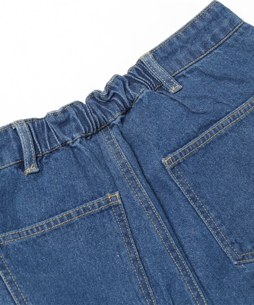 MERLOT（メルロー）の「デニム配色スカラップポケットテーパードパンツ000-5527（デニムパンツ・レディース・ブルー/ネイビー・FREE）」の9枚目の写真