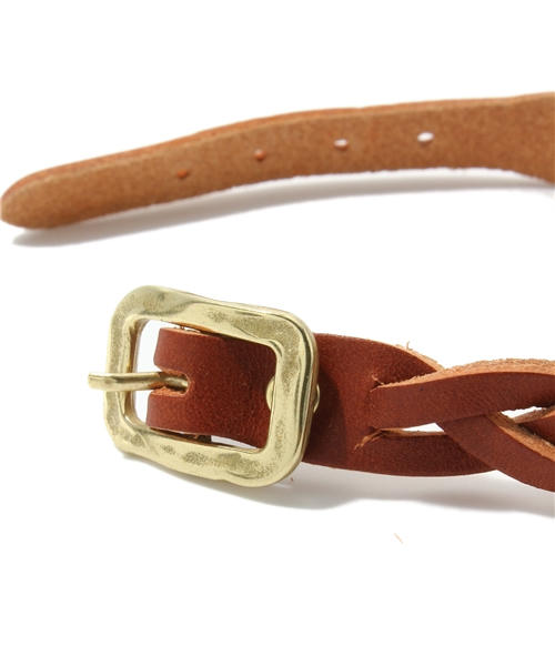 IL BISONTE（イルビゾンテ）の「IL BISONTE / ORIGINAL LEATHER / BRACELET（ブレスレット・レディース・ブラック/ダークブラウン/グレー/ネイビー/オリーブ/レッド/ナチュラル/ライトブラウン/グリーン/オレンジ/レンガ・2/1）」の13枚目の写真